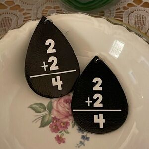 Math Earrings 🌺 Never Worn